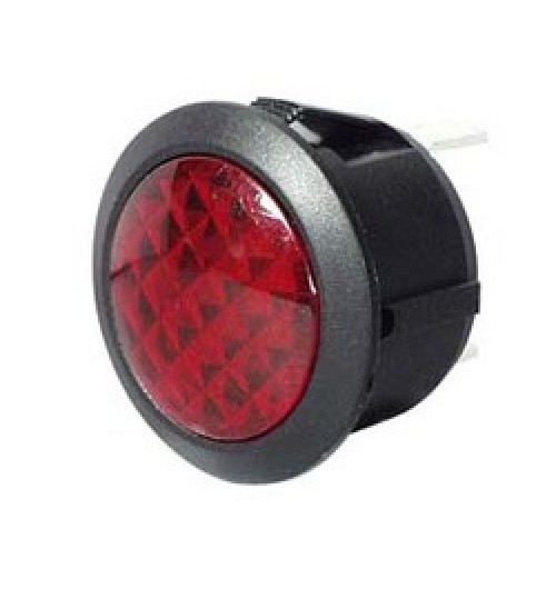 Red LED Dual Voltage Warning Light 060735